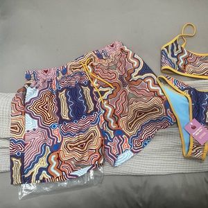 Men’s Strawberry Milk Mob swim trunks